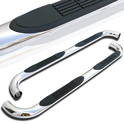 Made with 3” heavy duty T201 polished stainless steel round tube this nerf bars gives your much