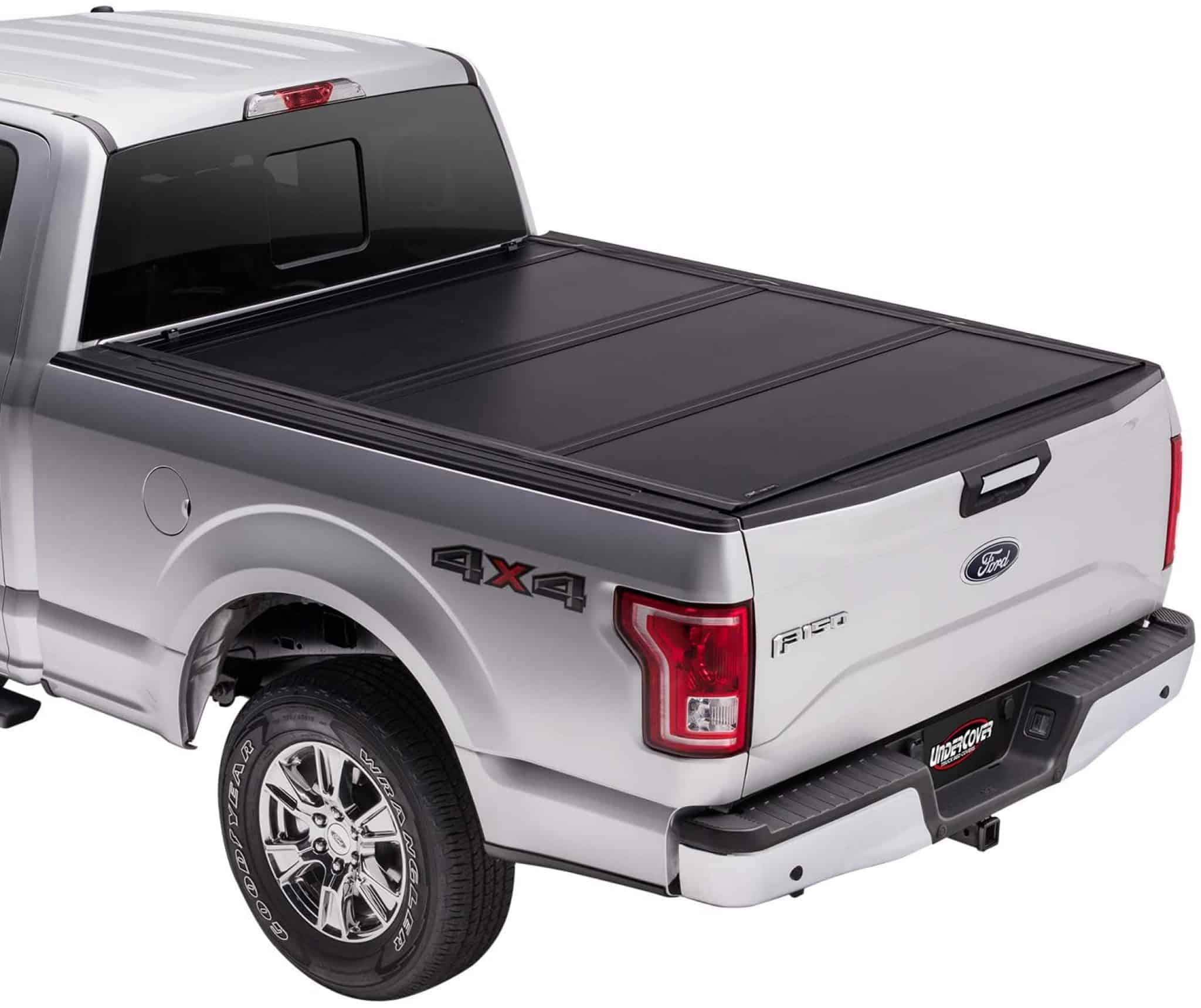 The UnderCover Ultra Flex is a hard folding tonneau cover that gives ...