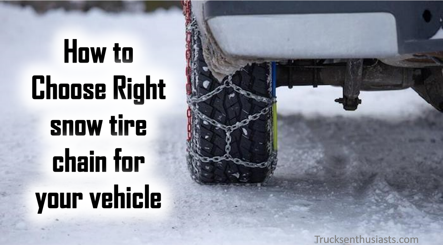 Step 1 Check if there is any tire chain restrictions for your vehicle’
