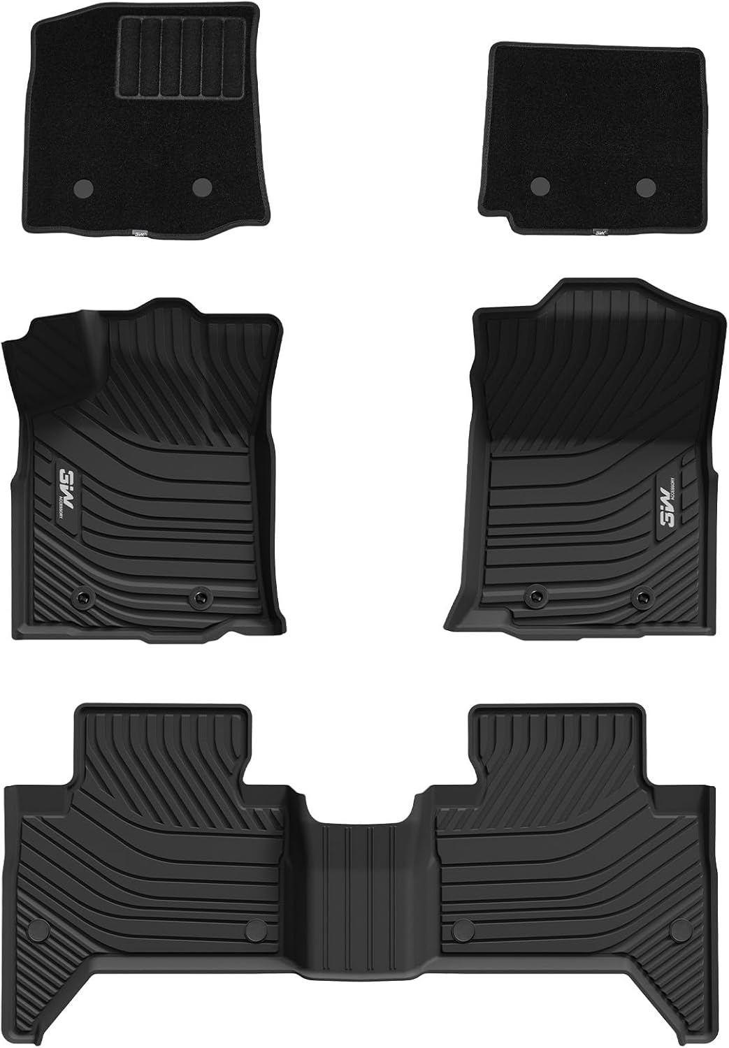 All Weather Custom Floor Mats Toyota Tacoma 2016-2023 (From 29-08-2024 11:10-29-08-2024 23:10)