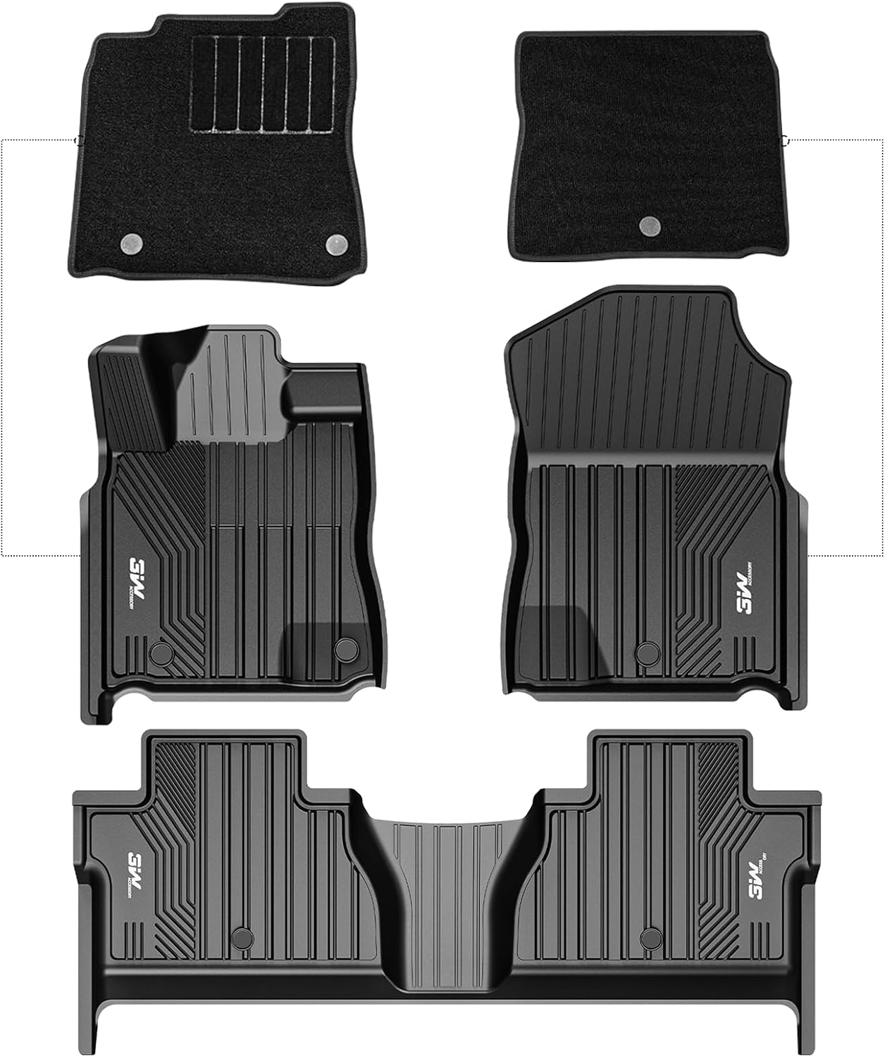 All Weather Custom Floor Mats Toyota Tundra 2014-2021 (From 29-08-2024 11:10-29-08-2024 23:10)