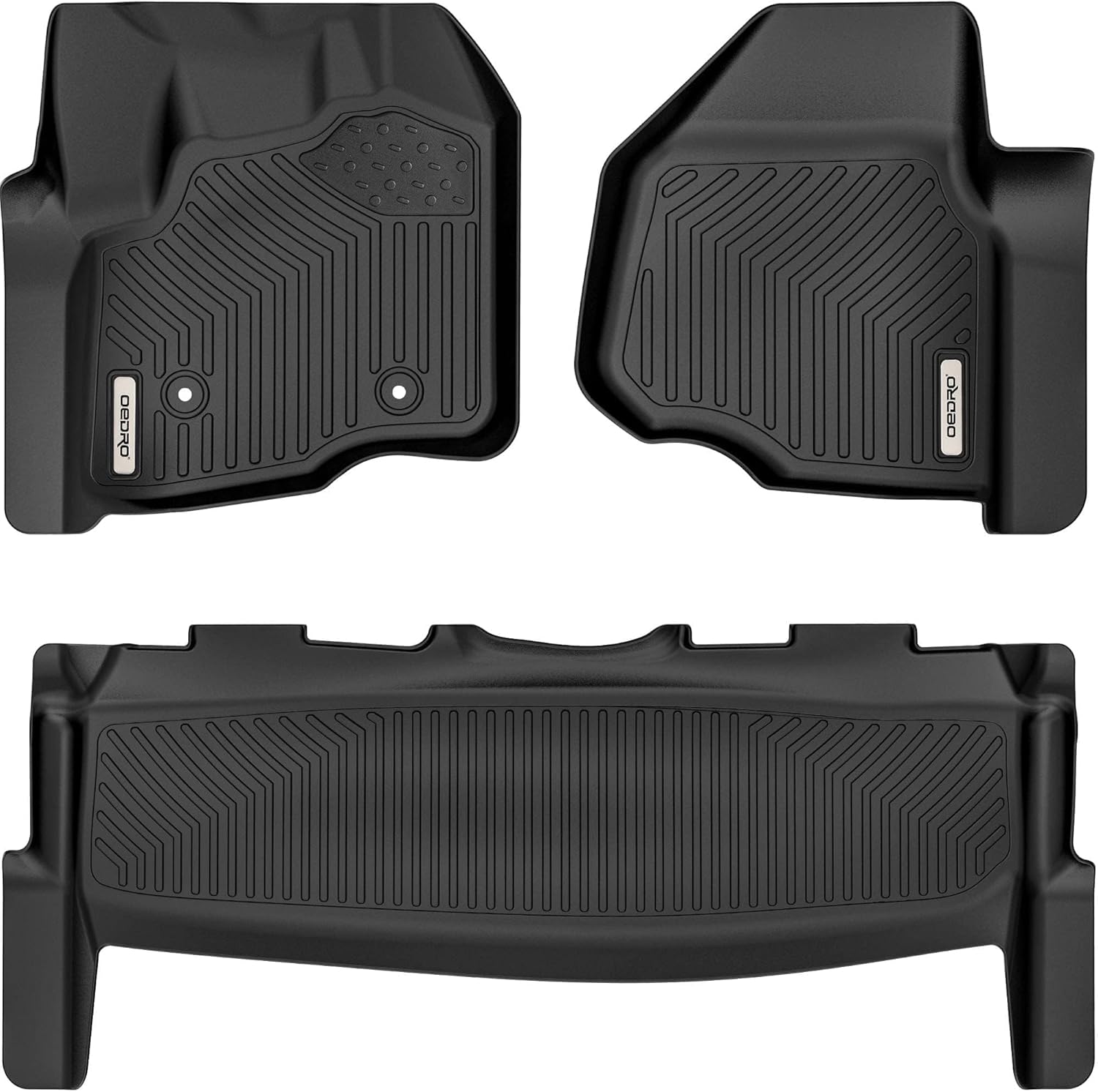 OEDRO Floor Mats for 2012-2016 Ford F-250/F-350/F-450 SuperCrew/Crew Cab (From 23-08-2024 00:00-05-09-2024 23:59)