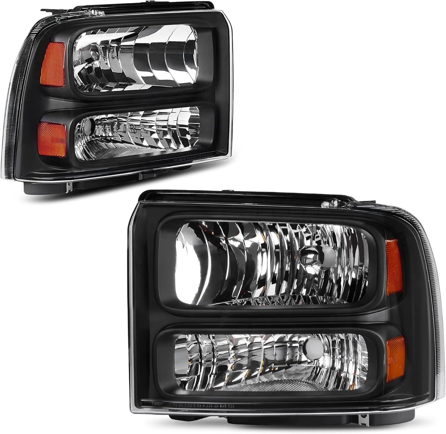 oEdRo Headlight Assembly for 05-07 Ford F250 F350 F450 F550 Super Duty (From 29-08-2024 00:00-11-09-2024 23:59)