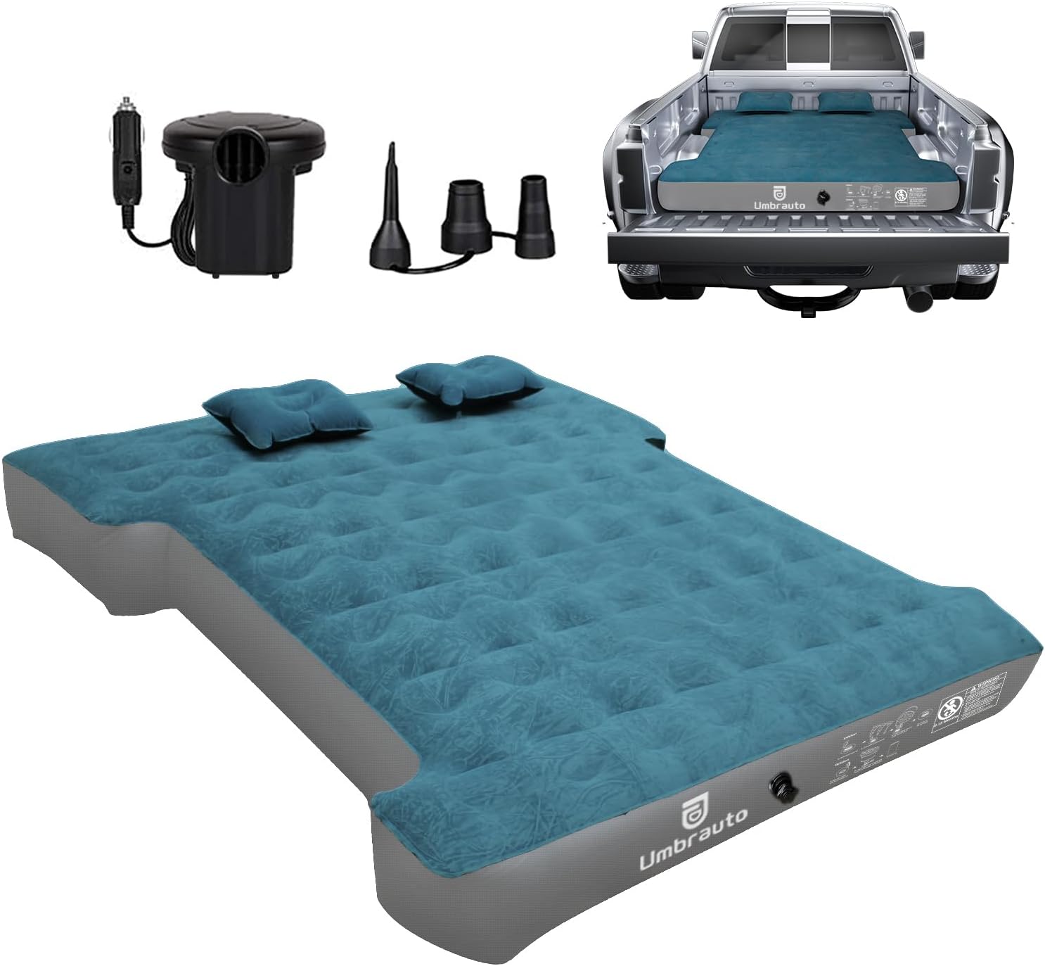 Lightening Deal | Umbrauto Truck Bed Air Mattress for 5.5'-5.8' Full Size Short Truck Beds (From 27-08-2024 09:10-27-08-2024 21:10)