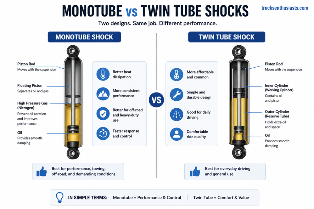 monotube vs twin tube shocks