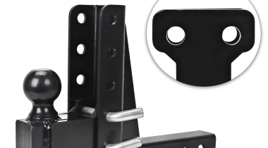 Adjustable 8 inch Drop/Rise Trailer Hitch