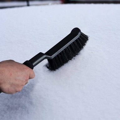 Get 15% OFF on Ice Scraper with Snow Brush 2-in-1 Windshield Removal Tool with Foam Grip for Car SUV Van and Truck
