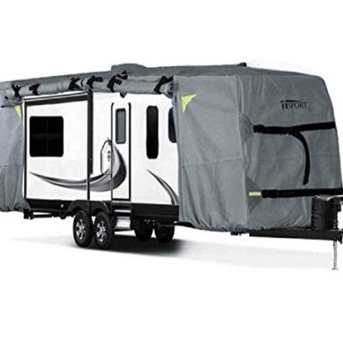 Heavy Duty Ripstop and Water Repellent RV Covers for Travel Trailer